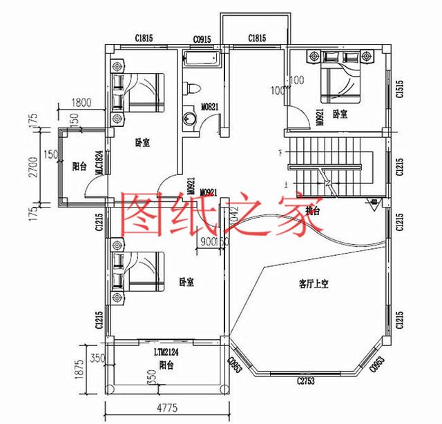 3套140平三層別墅，尺寸分別是11X13米和13X11米，供大家參考！