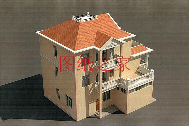 歐式三層農(nóng)村別墅，13X15米、15X13米還帶露臺(tái)，美觀大氣上檔次！