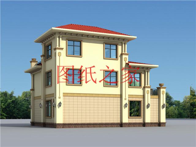 5套15X13米農(nóng)村三層別墅，家是避風(fēng)港，需要用心來建造！