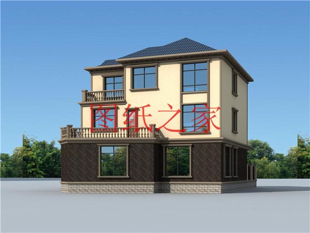 5套15X13米農(nóng)村三層別墅，家是避風(fēng)港，需要用心來建造！