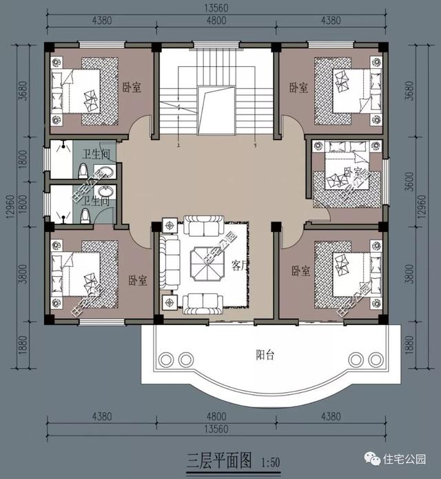 這棟歐式別墅建好之后，農(nóng)村過年聚會(huì)再也不怕客人留宿