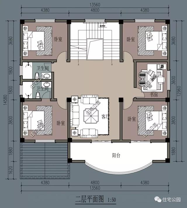 這棟歐式別墅建好之后，農(nóng)村過年聚會(huì)再也不怕客人留宿