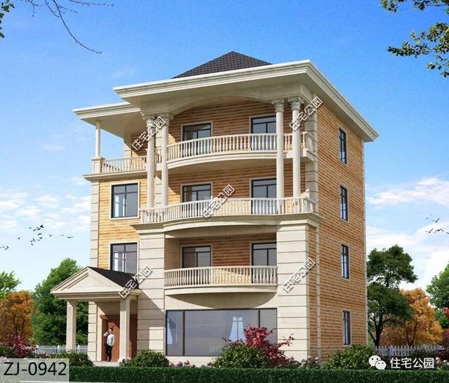 這棟歐式別墅建好之后，農(nóng)村過年聚會(huì)再也不怕客人留宿