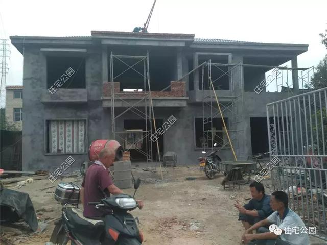 趁熱鬧來曬曬我的新房子，帶大院的兩層小洋樓，27萬蓋好美滋滋