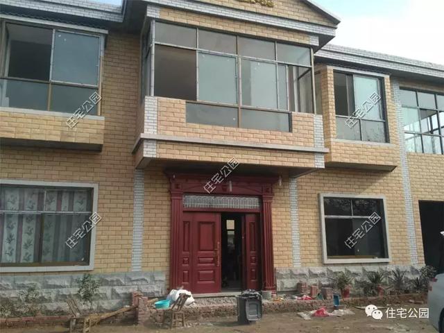 趁熱鬧來曬曬我的新房子，帶大院的兩層小洋樓，27萬蓋好美滋滋