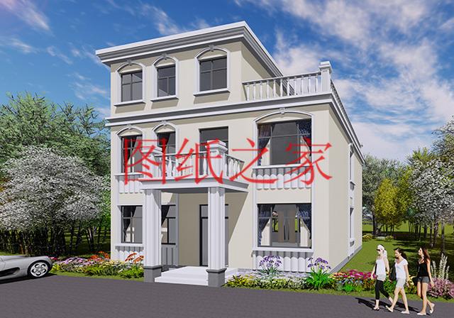 小宅基地就建一套11X12米農(nóng)村二層別墅，造價才20萬，經(jīng)濟實用！