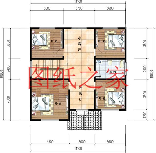 小宅基地就建一套11X12米農(nóng)村二層別墅，造價才20萬，經(jīng)濟實用！