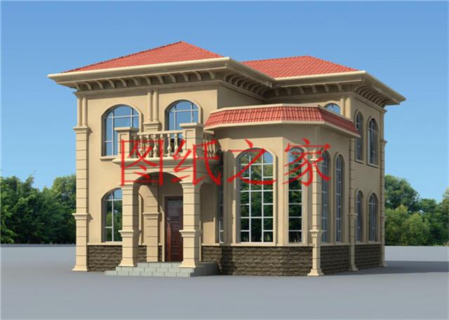 120平農(nóng)村二層別墅，12X10米、10X12米兩種尺寸，25萬搞定！