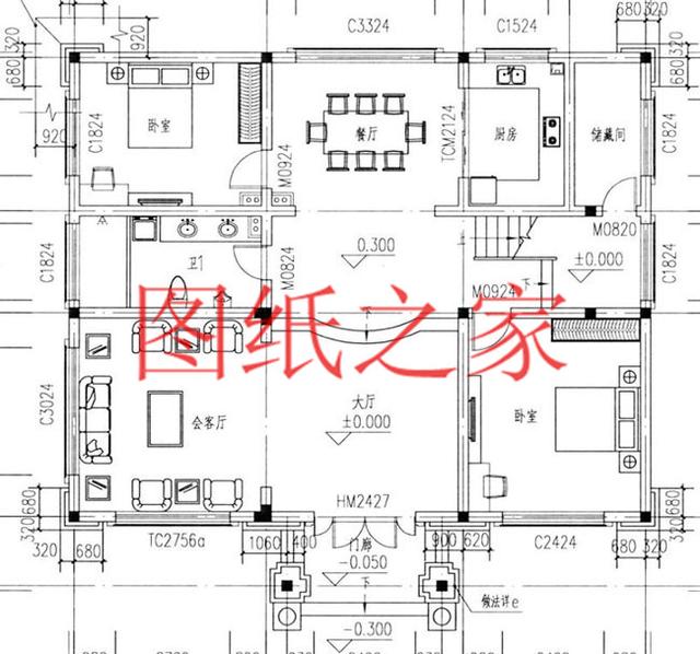 現(xiàn)代風三層別墅，布局合理，13X14米、14X13米的戶型非常接地氣！