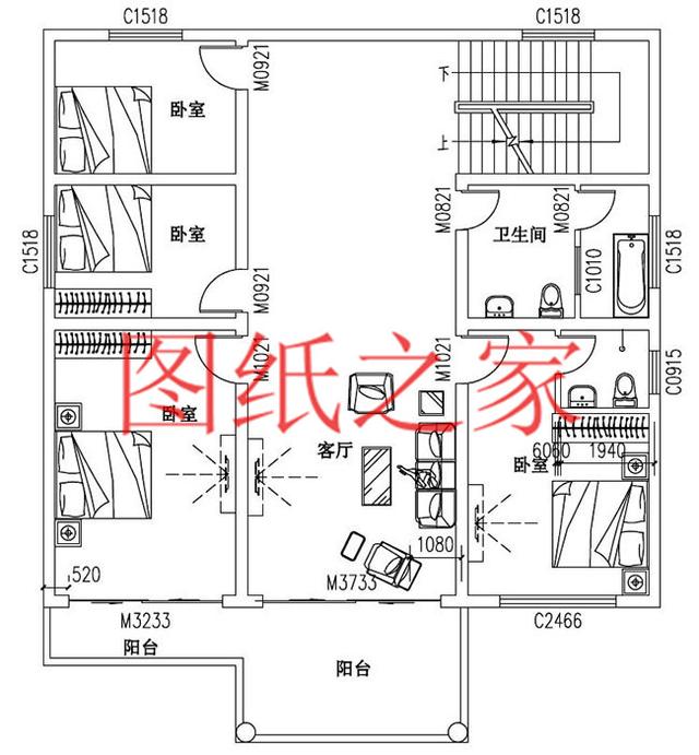 簡(jiǎn)單大氣150平三層自建別墅，13X12米、12X13米兩個(gè)戶型供你選擇