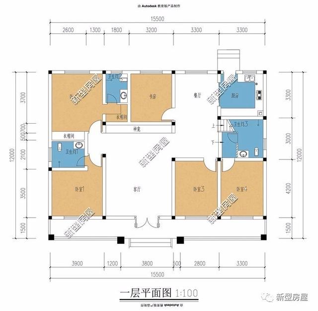 就怕貨比貨得扔，這6套農(nóng)村平層別墅戶型設(shè)計(jì)，應(yīng)該建哪個(gè)一目了然