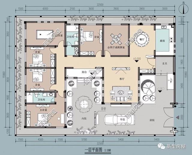 就怕貨比貨得扔，這6套農(nóng)村平層別墅戶型設(shè)計(jì)，應(yīng)該建哪個(gè)一目了然