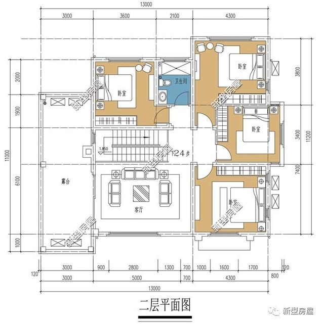 有了5套歐式農(nóng)村別墅圖紙，實現(xiàn)我的別墅夢就差宅基地和錢了！