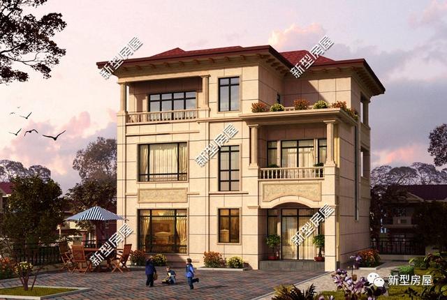 有了5套歐式農(nóng)村別墅圖紙，實現(xiàn)我的別墅夢就差宅基地和錢了！