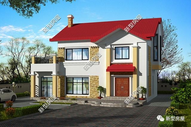 有了5套歐式農(nóng)村別墅圖紙，實現(xiàn)我的別墅夢就差宅基地和錢了！