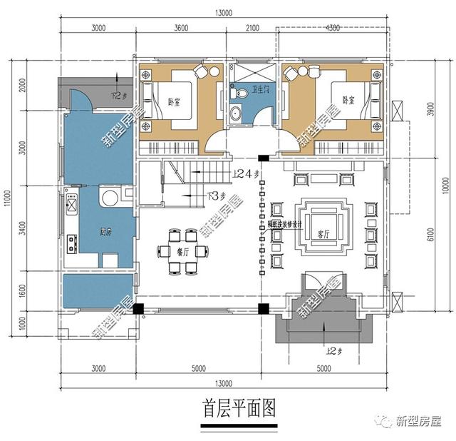 有了5套歐式農(nóng)村別墅圖紙，實現(xiàn)我的別墅夢就差宅基地和錢了！
