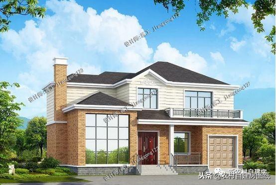 專(zhuān)為2024年建房者定制，7套帶車(chē)庫(kù)的農(nóng)村小別墅，第5套最美！