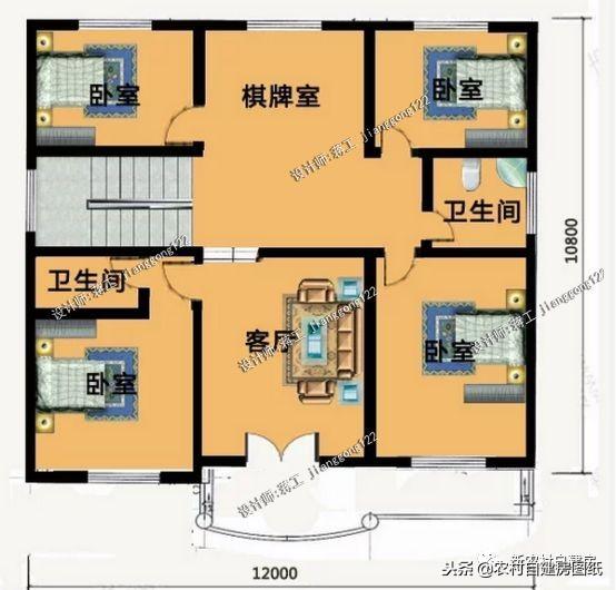 專(zhuān)為2024年建房者定制，7套帶車(chē)庫(kù)的農(nóng)村小別墅，第5套最美！