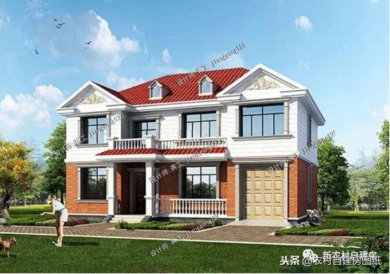 專(zhuān)為2024年建房者定制，7套帶車(chē)庫(kù)的農(nóng)村小別墅，第5套最美！