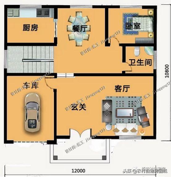 專(zhuān)為2024年建房者定制，7套帶車(chē)庫(kù)的農(nóng)村小別墅，第5套最美！