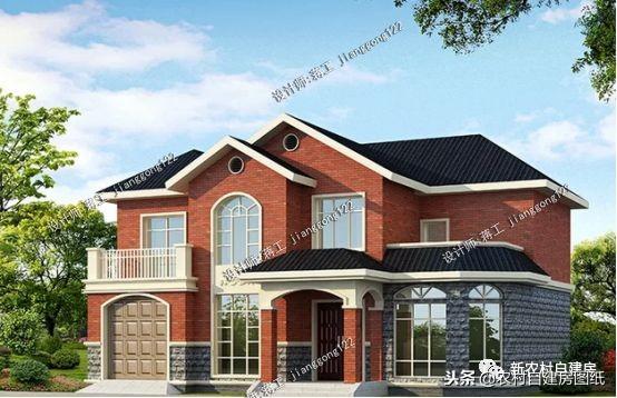 專(zhuān)為2024年建房者定制，7套帶車(chē)庫(kù)的農(nóng)村小別墅，第5套最美！