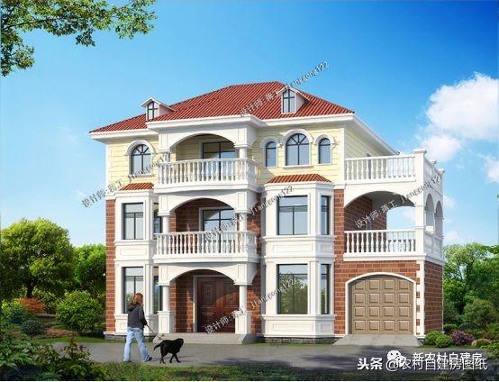 專(zhuān)為2024年建房者定制，7套帶車(chē)庫(kù)的農(nóng)村小別墅，第5套最美！