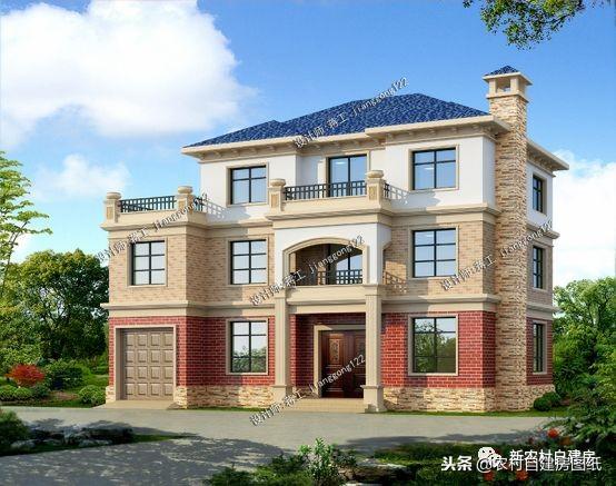 專(zhuān)為2024年建房者定制，7套帶車(chē)庫(kù)的農(nóng)村小別墅，第5套最美！