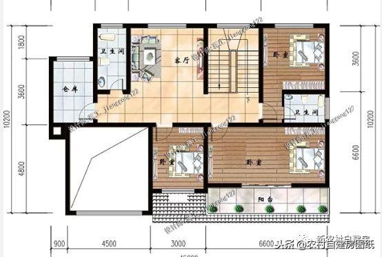 專(zhuān)為2024年建房者定制，7套帶車(chē)庫(kù)的農(nóng)村小別墅，第5套最美！