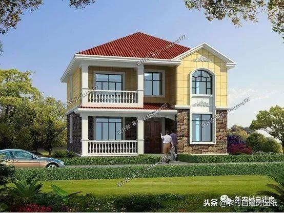 7套二三層別墅設(shè)計(jì)，都是100平，最適合農(nóng)村修建的是第5套！