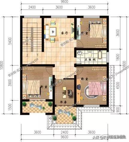 7套二三層別墅設(shè)計(jì)，都是100平，最適合農(nóng)村修建的是第5套！