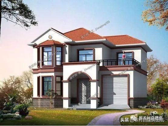 7套二三層別墅設(shè)計(jì)，都是100平，最適合農(nóng)村修建的是第5套！