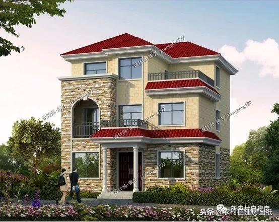 7套二三層別墅設(shè)計(jì)，都是100平，最適合農(nóng)村修建的是第5套！