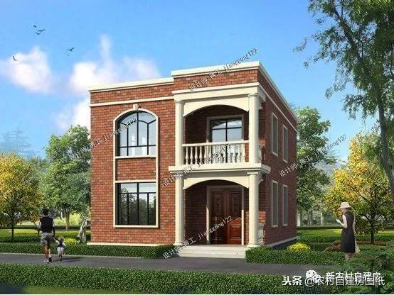 7套二三層別墅設(shè)計(jì)，都是100平，最適合農(nóng)村修建的是第5套！