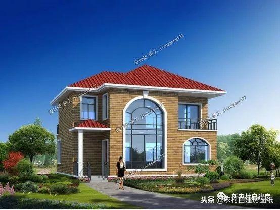 7套二三層別墅設(shè)計(jì)，都是100平，最適合農(nóng)村修建的是第5套！