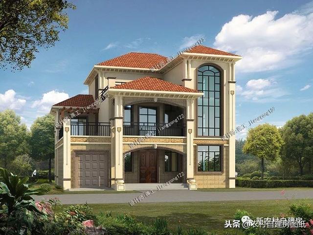 推薦12款三層農(nóng)村別墅戶型設(shè)計(jì)，豪華款和樸素款都有，第9款最好！