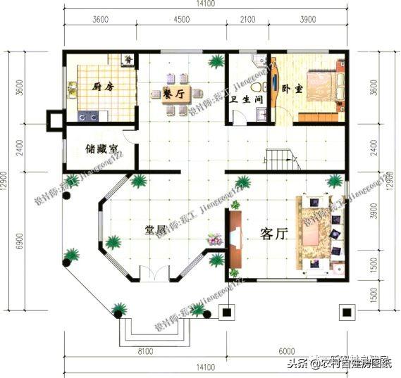 給父母建養(yǎng)老房，看看這5套帶煙囪的小別墅設計，柴火灶最接地氣