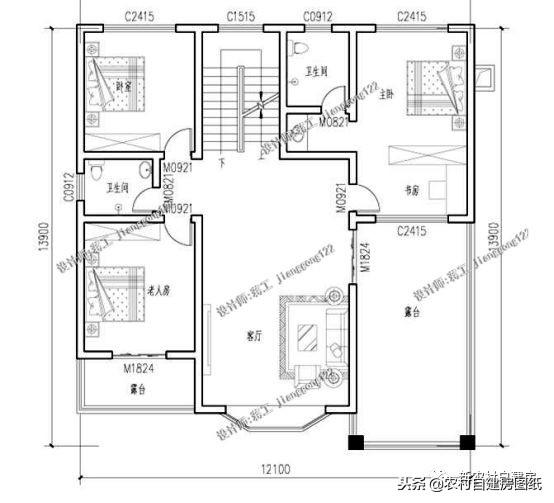 給父母建養(yǎng)老房，看看這5套帶煙囪的小別墅設計，柴火灶最接地氣