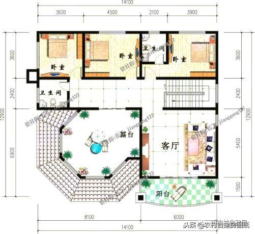 給父母建養(yǎng)老房，看看這5套帶煙囪的小別墅設計，柴火灶最接地氣