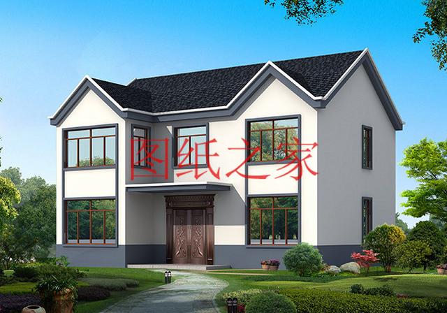 12X11米二層別墅，戶型方正造價20萬左右，非常經(jīng)濟(jì)實用！