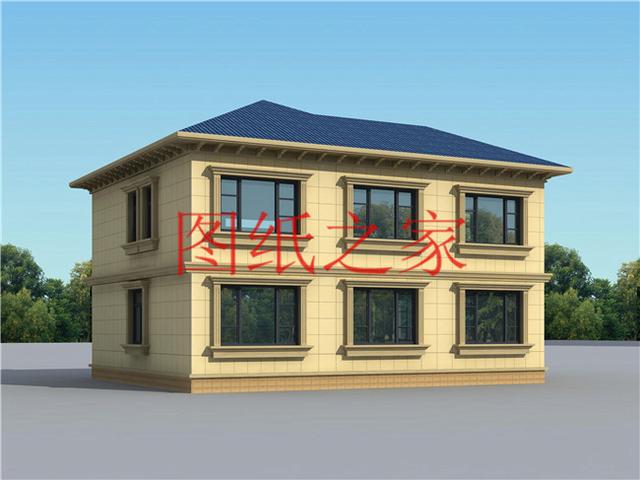 12X11米二層別墅，戶型方正造價20萬左右，非常經(jīng)濟(jì)實用！