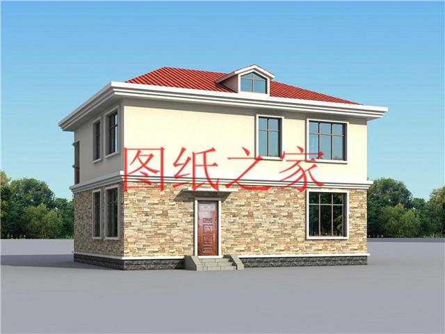 12X11米二層別墅，戶型方正造價20萬左右，非常經(jīng)濟(jì)實用！