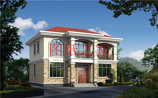 12X11米二層別墅，戶型方正造價20萬左右，非常經(jīng)濟(jì)實用！