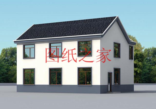 12X11米二層別墅，戶型方正造價20萬左右，非常經(jīng)濟(jì)實用！