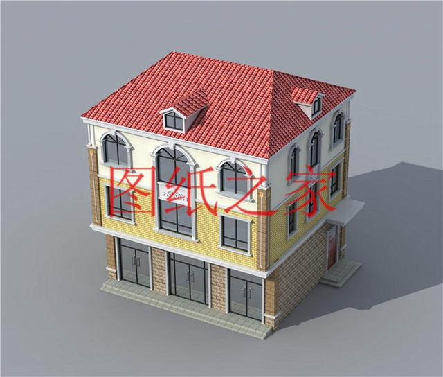 110平米左右的三層別墅，占地尺寸不到12X10米，一起來看看吧！