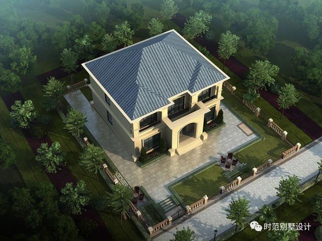 經(jīng)典二層歐式別墅設(shè)計圖，6室3衛(wèi)，造價只要30多萬，超值