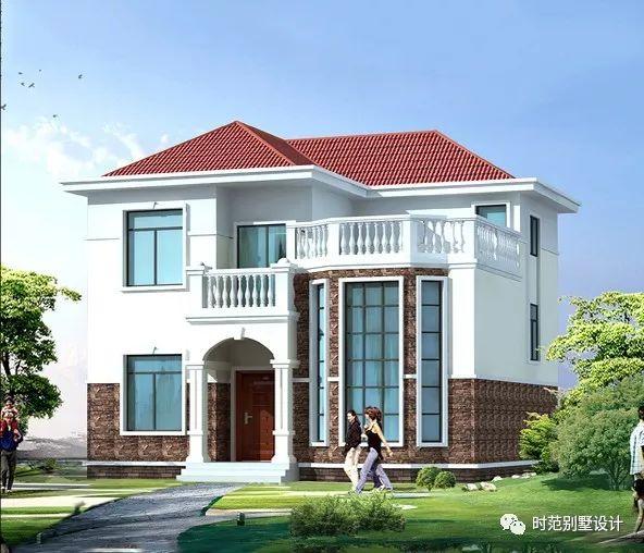 簡單好看的二層小別墅設(shè)計，帶個庭院體面舒適兩全其美，你一定喜歡