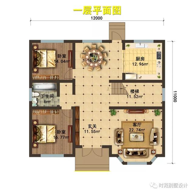 簡單好看的二層小別墅設(shè)計，帶個庭院體面舒適兩全其美，你一定喜歡