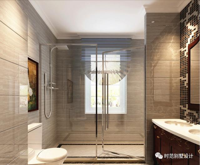 12x12米兩層別墅設(shè)計(jì)方案，美式風(fēng)格帶車(chē)庫(kù)雙露臺(tái)，4室3衛(wèi)適合農(nóng)村自建