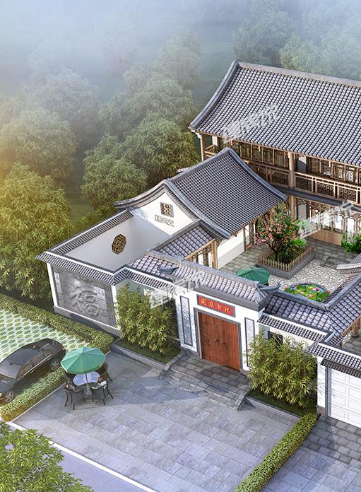 現(xiàn)代四合院別墅設(shè)計(jì)，有庭有院有車庫(kù)，千萬(wàn)不要錯(cuò)過(guò)！