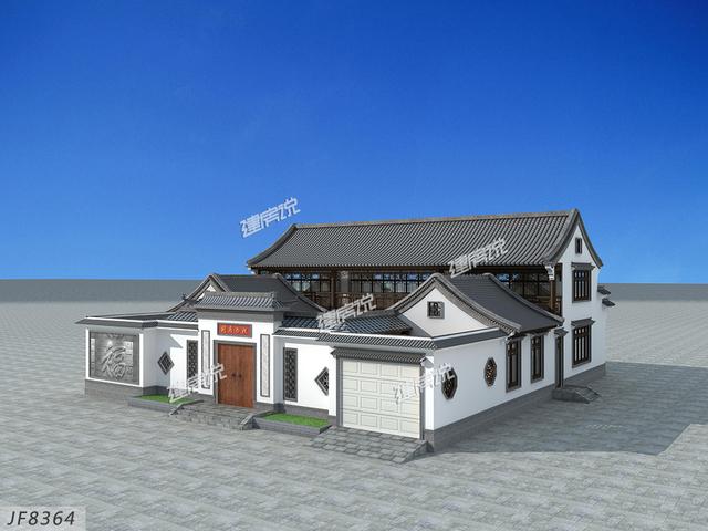 現(xiàn)代四合院別墅設(shè)計(jì)，有庭有院有車庫(kù)，千萬(wàn)不要錯(cuò)過(guò)！